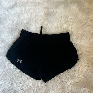 under armour running short with built in liner.